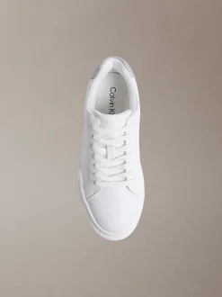 CK Avenue - leren sneakers met logo in reliëf