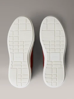 CK Avenue - leren sneakers met logo in reliëf