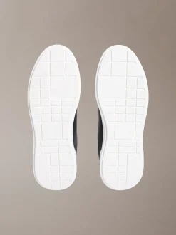 CK Avenue - leren sneakers met logo in reliëf