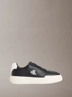 CK Avenue - leren sneakers met logo in reliëf