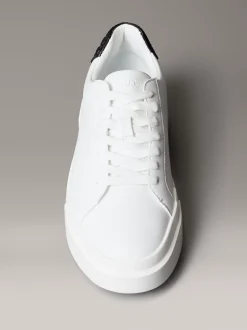CK Avenue - zachte leren sneakers met logo in reliëf