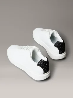 CK Avenue - zachte leren sneakers met logo in reliëf