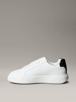CK Avenue - zachte leren sneakers met logo in reliëf