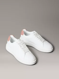 CK Avenue - zachte leren sneakers met logo in reliëf