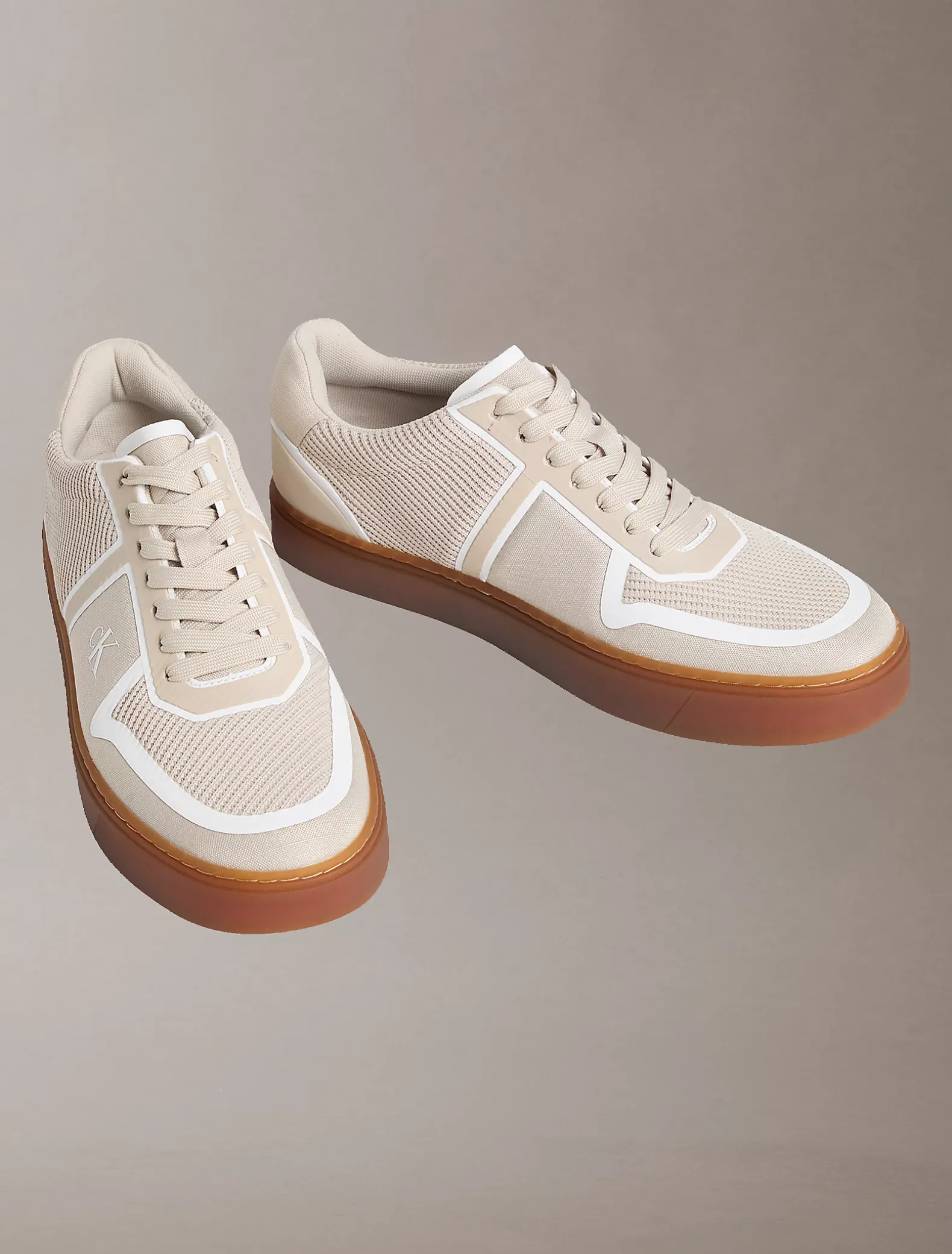 CK Baseline - Gebreide sneakers met signature logo
