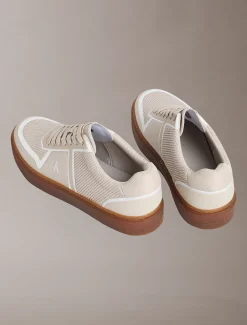 CK Baseline - Gebreide sneakers met signature logo