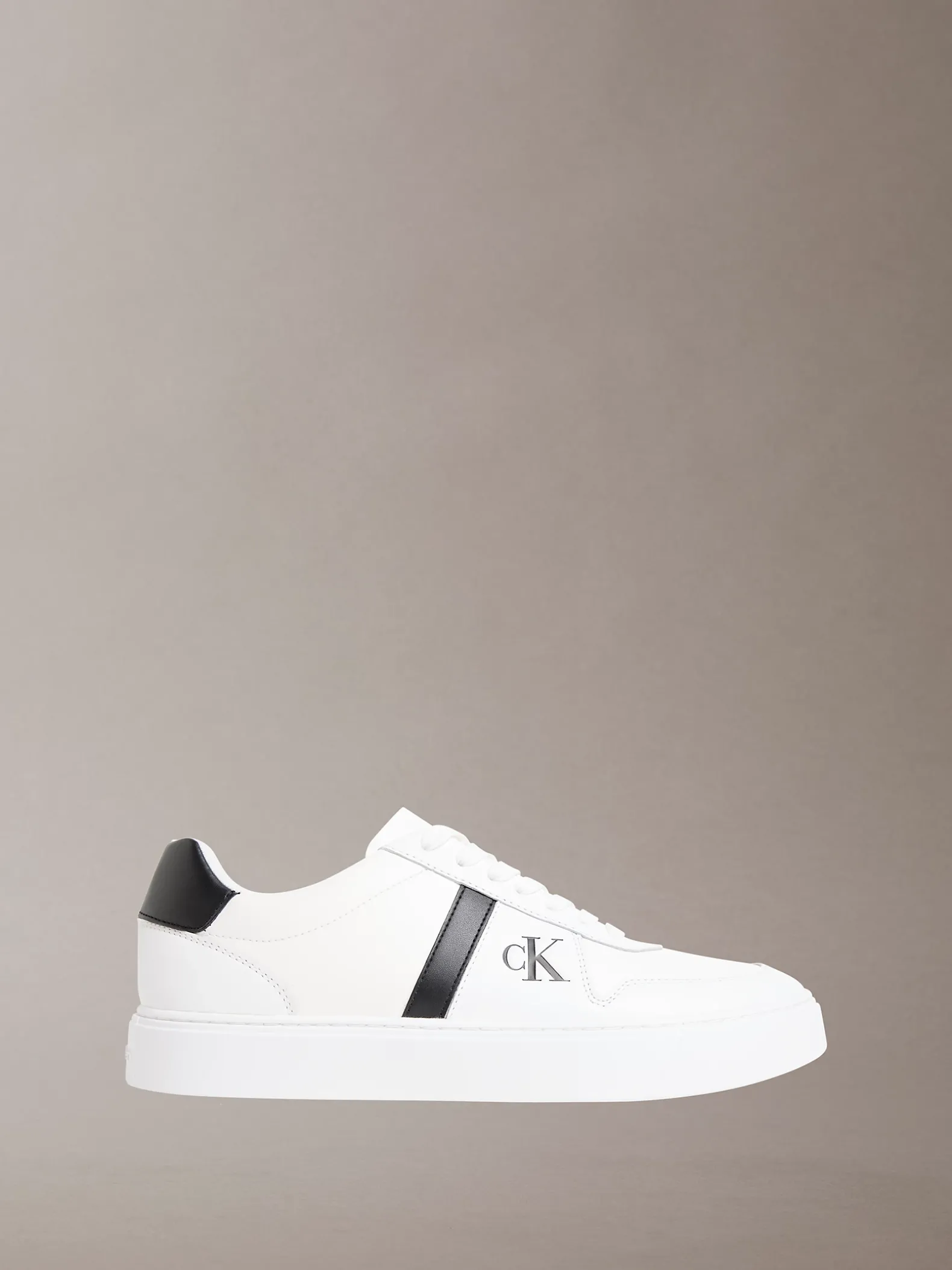 CK Baseline - Leren sneakers met signature logo