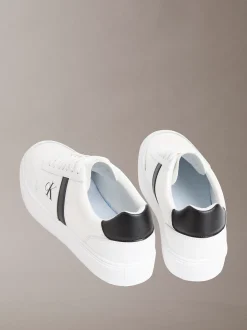 CK Baseline - Leren sneakers met signature logo