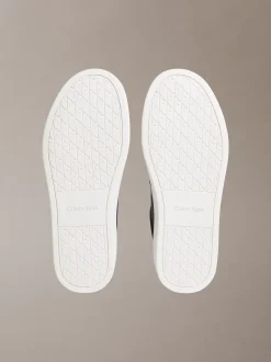 CK Baseline - Leren sneakers met signature logo