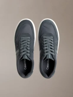 CK Baseline - Leren sneakers met signature logo