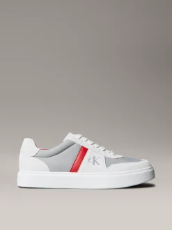 CK Baseline - Leren sneakers met signature logo