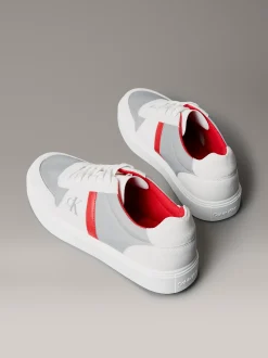 CK Baseline - Leren sneakers met signature logo