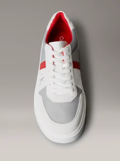 CK Baseline - Leren sneakers met signature logo