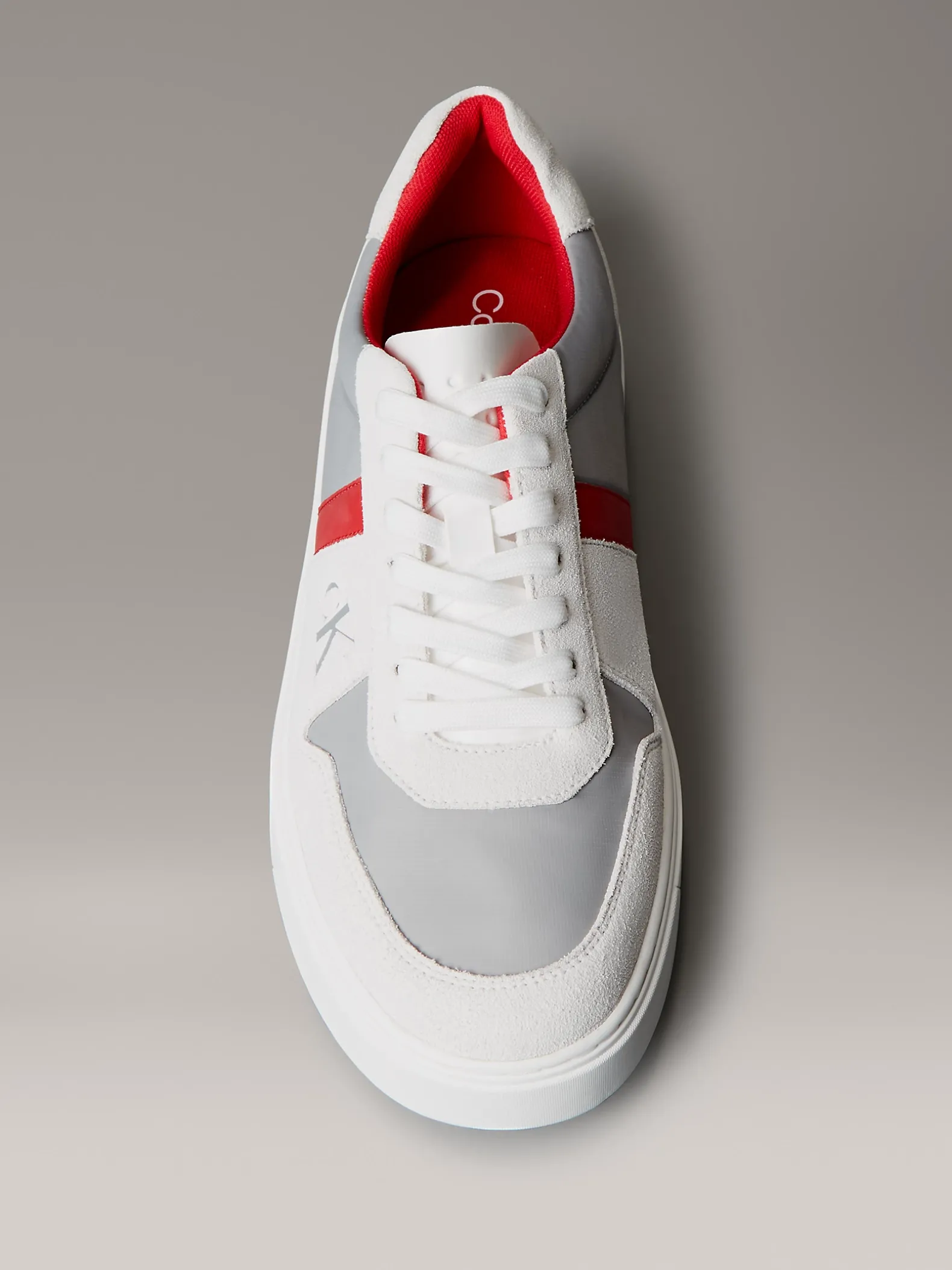 CK Baseline - Leren sneakers met signature logo