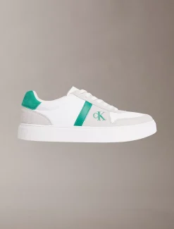 CK Baseline - Leren sneakers met signature logo