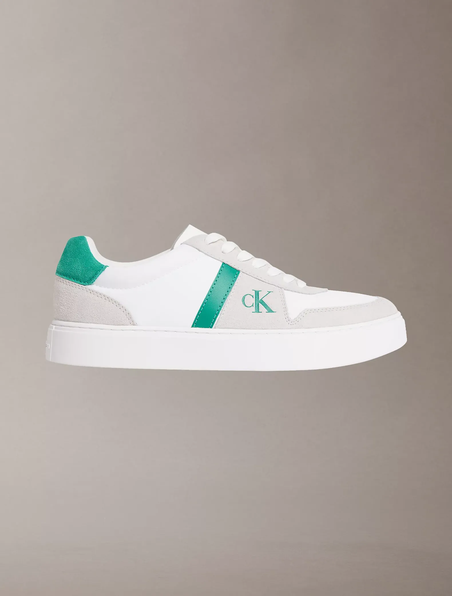 CK Baseline - Leren sneakers met signature logo