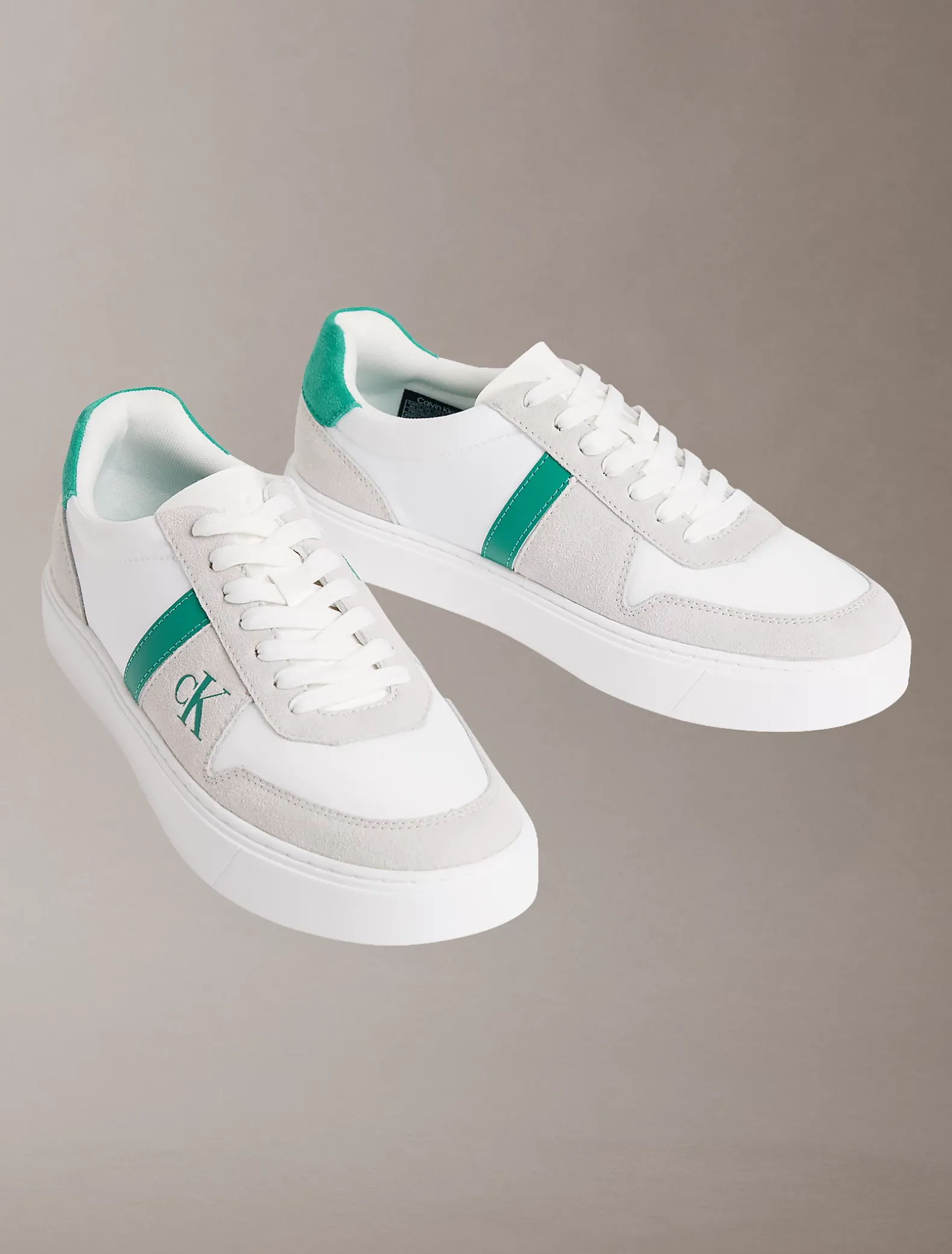 CK Baseline - Leren sneakers met signature logo