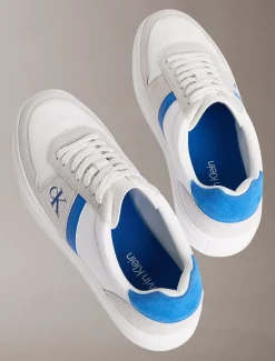 CK Baseline - Leren sneakers met signature logo