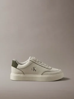 CK Baseline - Met leer gevoerde sportschoenen