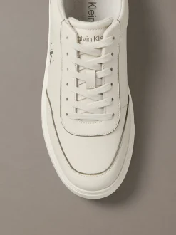 CK Baseline - Met leer gevoerde sportschoenen