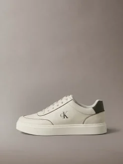 CK Baseline - Met leer gevoerde sportschoenen