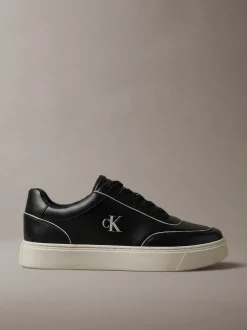 CK Baseline - Met leer gevoerde sportschoenen