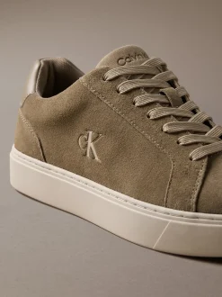 CK Baseline - Signature suède sneakers met logo