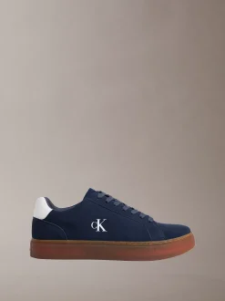 CK Baseline - Signature suède sneakers met logo