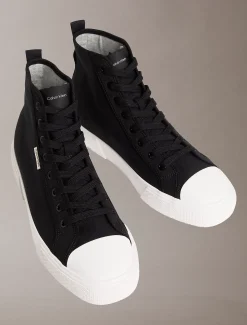 CK Leo - katoen canvas high-top sneakers