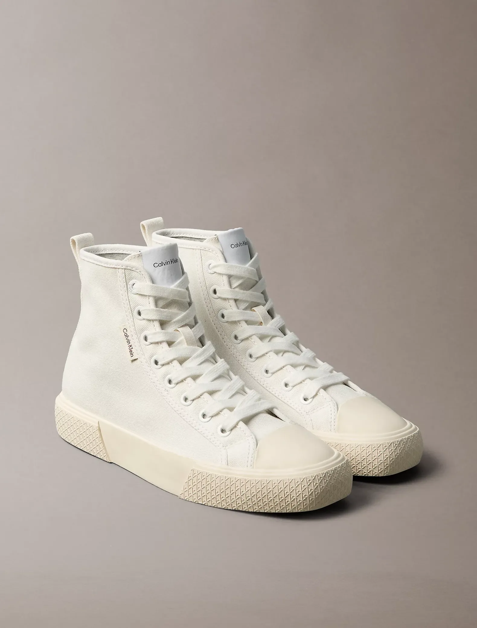 CK Luna - High-top canvas sneakers