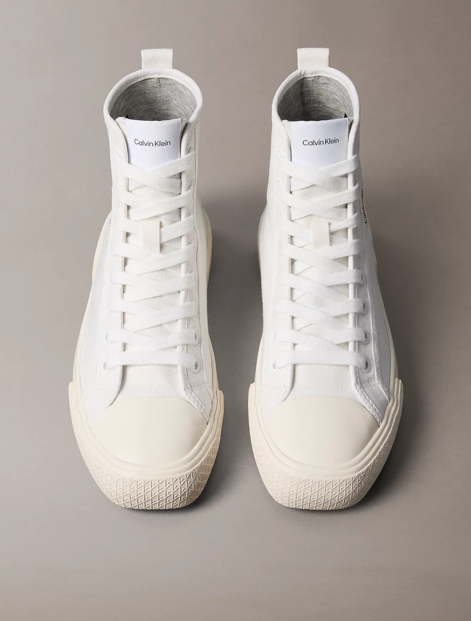 CK Luna - High-top canvas sneakers
