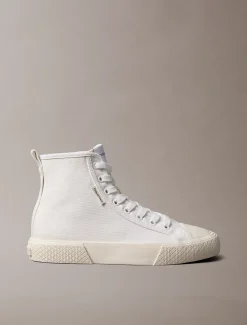 CK Luna - High-top canvas sneakers