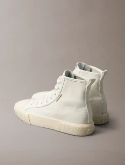 CK Luna - High-top canvas sneakers