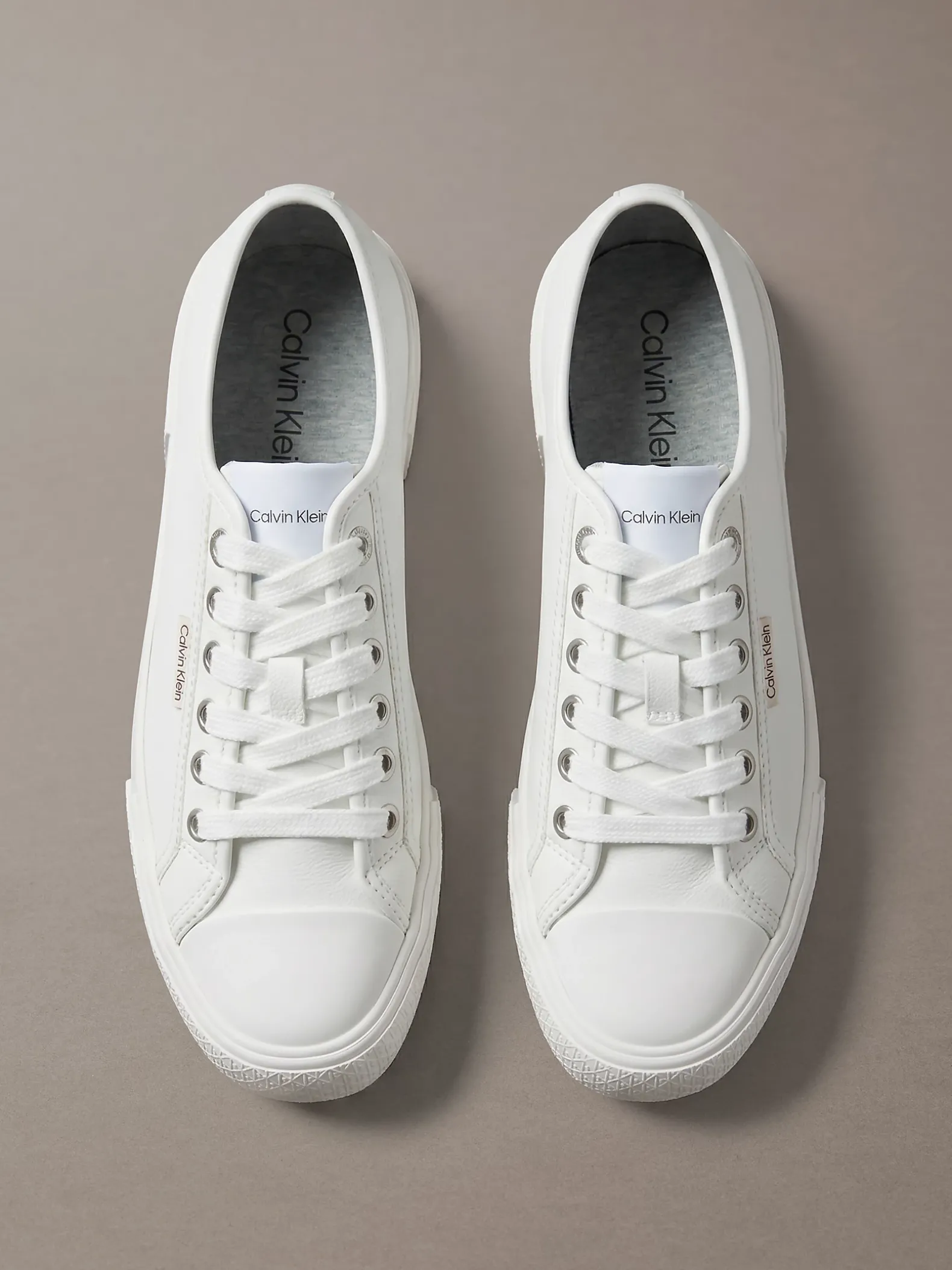 CK Luna - Leren sneakers met logo