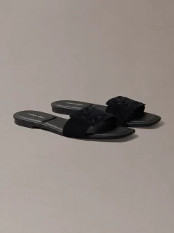 CK Provence - Suède sandalen met vierkante teen