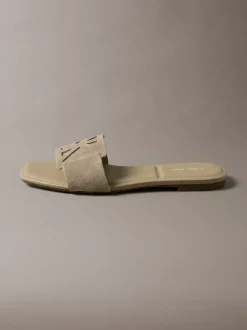 CK Provence - Suède sandalen met vierkante teen