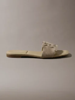 CK Provence - Suède sandalen met vierkante teen