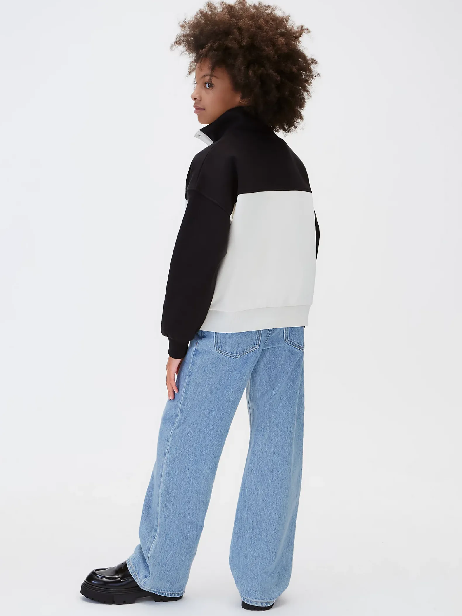 Colourblocked sweatshirt voor kinderen