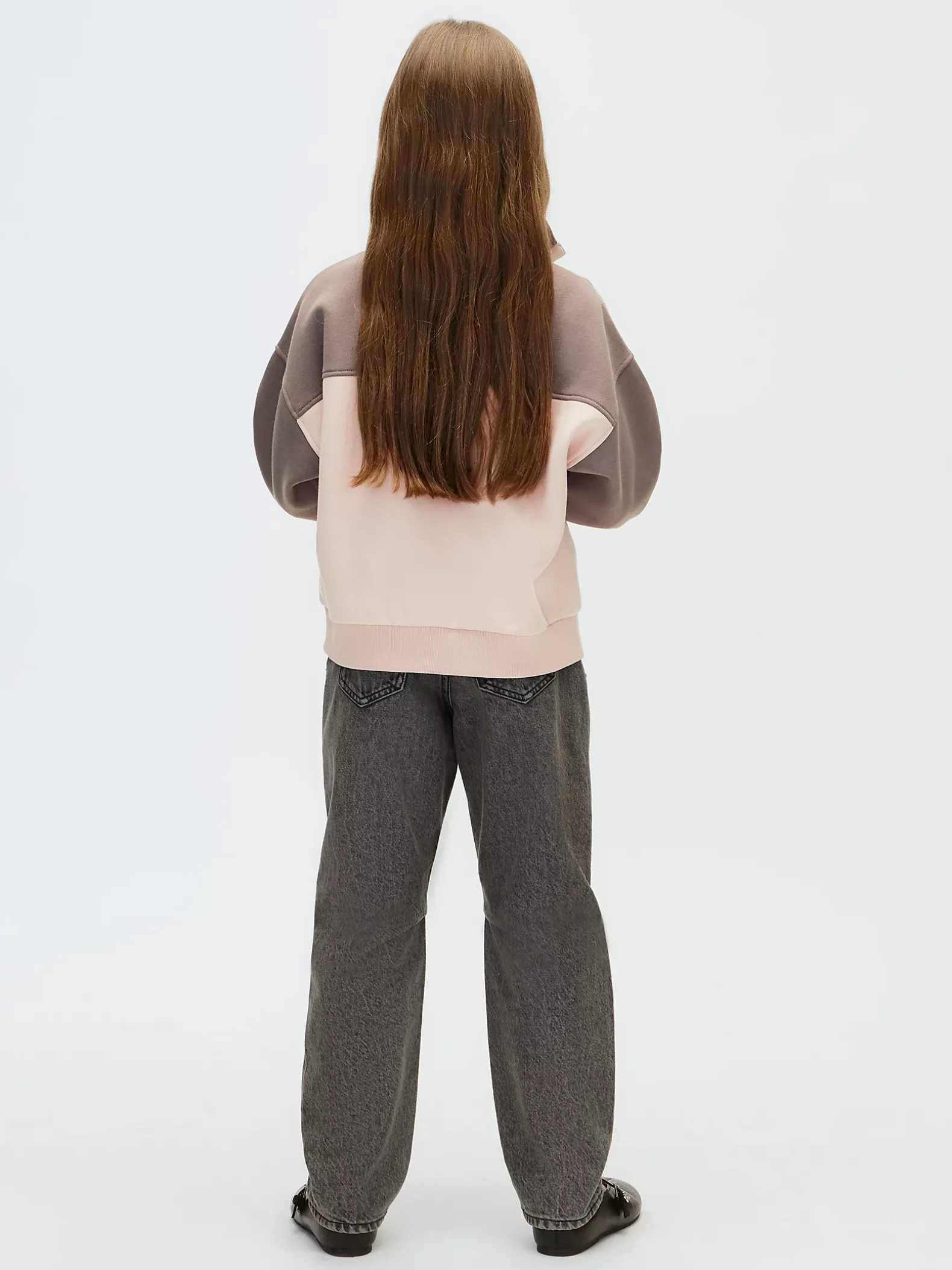 Colourblocked sweatshirt voor kinderen