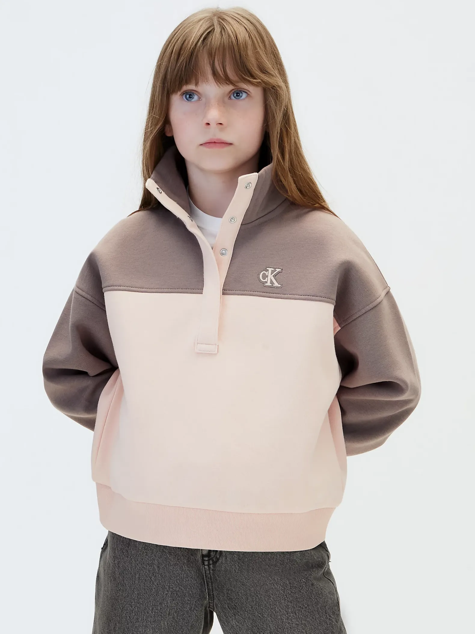 Colourblocked sweatshirt voor kinderen