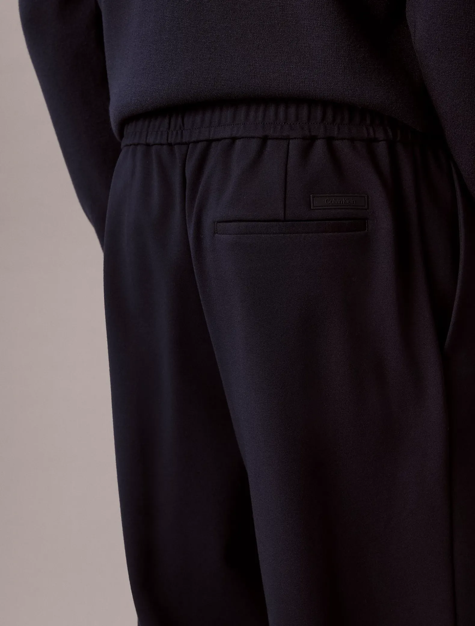Comfortabele gebreide tapered broek