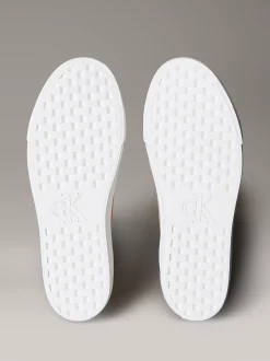 Comfortabele leren plateausneakers