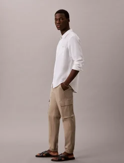 Comfortable katoenen skinny cargobroek
