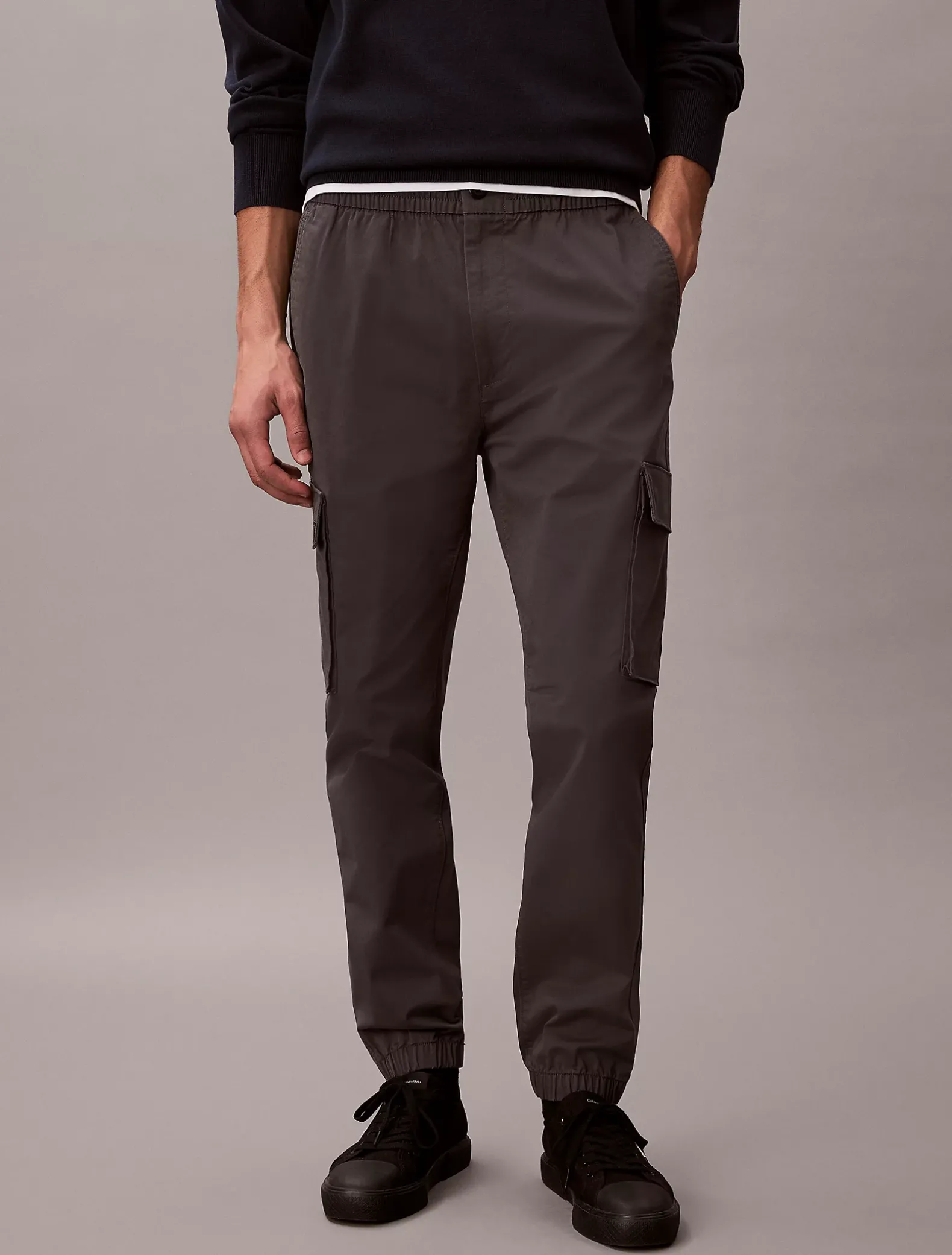 Comfortable katoenen skinny cargobroek