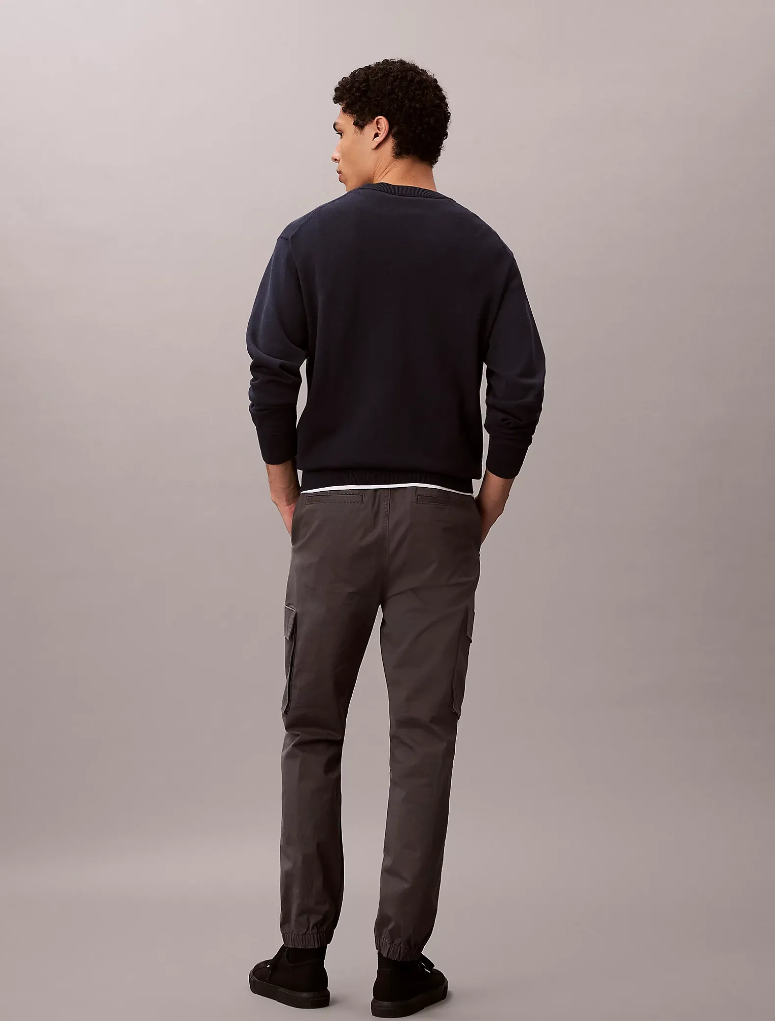 Comfortable katoenen skinny cargobroek