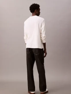 Cotton Linen Pull On Jeans