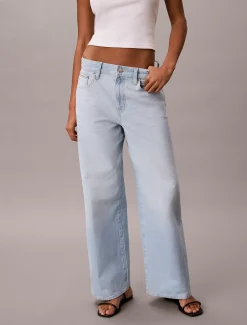 Cotton Linen Wide Leg Jeans