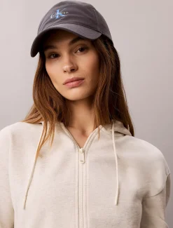 Cropped elastische hoodie met logo en rits