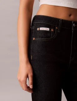 Cropped High Rise Flared Jeans