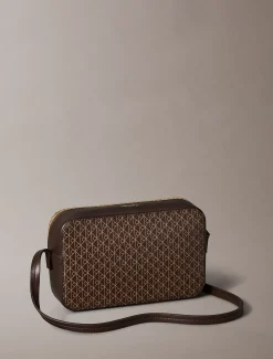 Crossbody tas met all-over embleemlogo
